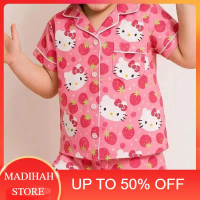 PIYAMA ANAK MOTIF HELLO KITTY / PIYAMA ANAK / BAJU TIDUR ANAK TERLARIS / BAJU STELAN ANAK TERLARIS