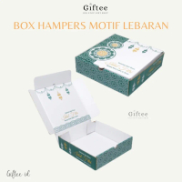 BOX HAMPERS MOTIF LEBARAN IDUL FITRI RAMADHAN RAMADAN EID MUBARAK UKURAN 24X24X7 CM 30x30x7 CM KOTAK