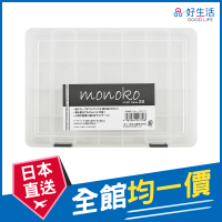 【GOOD LIFE 品好生活】日本製 Monoko透明飾品&amp;小物收納盒（28分格）(日本直送 均一價)