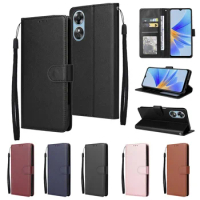 Luxury Flip Leather Case For OPPO A17 A17K A1 pro A58 A78 A57 A77 A15 A35 A55 A16 A56 A74 A53 A93 A52 A72 A92 A8 A31 A5 A9 2020
