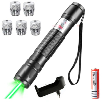 New High Powerful 018 Green Laser Torch Pointer Pen Tactics Powerful Green laser with Adjustable Focus Laser 532nm laser Head