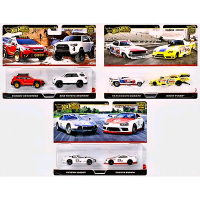 HOT WHEELS PREMIUM TWINPACK TOYOTA SUPRA 2000GT SUBARU 4RUNNER PLYMOUTH