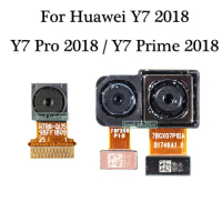 For Huawei Y7 2018 / Y7 Pro 2018 / Y7 Prime 2018 Back Main Rear Big camera Small Front Camera flex cable Ribbon