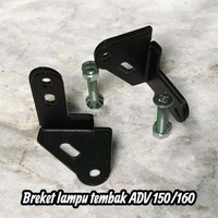 breket lampu tembak D2 laser adv 150/160 dudukan lampu sorot adv 150/160 breket