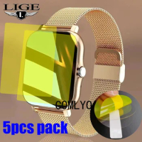 5PCS Film For LIGE 2023 Smart Watch 1.69 inch Screen Protector Cover HD TPU Films