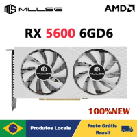 MLLSE New Radeon RX5600 Graphic Card GDDR6 6GB Gaming Computer GPU AMD RX5600 6GB Game Desktop Computer Graphics Card