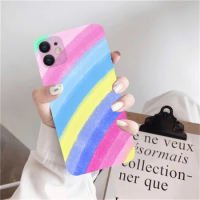 Case For Oneplus 9 8 Pro 8T 7 6 6T One Plus 1+8 Watercolor Colorful Painted Luxury Fashion TPU Silicone Protect Back Phone Cover