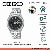 Jam Tangan Seiko 5 Pria SNKL23K1 Original Garansi Resmi SILVER BLACK