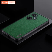 Luxury PU Leather Case For OnePlus Nord CE 3 Lite Matte Cover Wood Pattern TPU Silicone Phone Case For OnePlus Nord N30 5G Coque