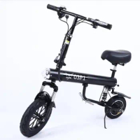 Mini E-Bike Foldable Electric Scooter for Adult, Simple Shape, Intelligent Bicycle, 350W, 36V, 13Ah, 30km