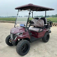 CE Approved 4 Person 72V Electric Lifted Golf Car off Road Hunting Lithium Battery Golf Cart Electric 5kw/7kw Lifted Golf Carts