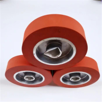 Heat-resistant and wear-resistant hot stamping silicone wheels, thermal transfer rubber wheels, wooden door hot stamping wheels