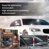 Sunroof Ceramic Coating 10H 30ml Diamond Ceramic Coating Front Windshield Side Glass Front Windshield Wax Crystal