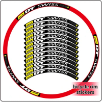 DT Mountain Bike Sticker width 20mm Road Wheel Set Decal MTB Rim Decals 24 26" 27.5" 29" 700C Universal Cycling Stickers