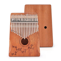 ใหม่ Muspor Kalimba 17-Key มะฮอกกานีนิ้วหัวแม่มือเปียโน Kalimba นิ้วเปียโนเครื่องดนตรีสำหรับการบันทึกประสิทธิภาพ
