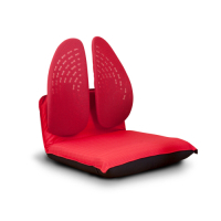 Birdie-德國專利雙背護脊摺疊式和室椅-紅色-46x50x50cm