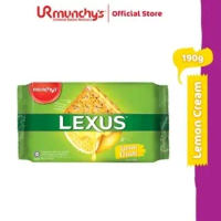 Munchys LEXUS Sandwich Biscuit - Lemon (190g)