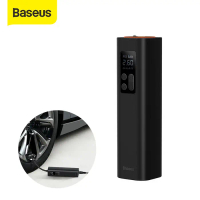 BASEUS MINI INFLATOR AIR PUMP POMPA BAN PORTABLE MOBIL ELEKTRIK - Hitam
