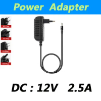 12V UK DC Power Adaptor 12V 2.5A Switching Adapter 12V 2.5A AC Power supply 12V 2.5A transformer charger 5.5*2.5MM 2M