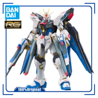 BANDAI RG 14 1/144 SEED FREEDOM ZGMF-X20A STRIKE FREEDOM GUNDAM Assembly Model Action Toy Figures Christmas Gift