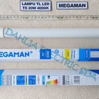 LAMPU TL LED T8 20W 120CM 4000K MEGAMAN