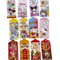 Set 50 100 Bao Lì Xì Tết Dễ Thương, Combo 50 100 Phong Bao Lì Xì Tết Ất Tỵ, Lì Xì Tết 2025 Hot Trend
