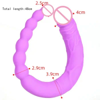 U-shaped Liquid Silicone Pull Bead Anal Plug Dildo Vaginal Anal Plug Artificial Penis Lesbian Masturbation Penis Soft Dildo Anal