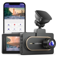 AZDOME 2K Dash Cam, Built in WiFi , Dashboard Camera with QHD 2560x1440P, M27 Car Camera, 3" Display, WDR, Night Vision