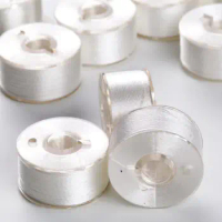 Simthread 12 Janome bobbins Prewound bobbins for Most Janome Sewing Machines as bottom thread Style A white black or Colors