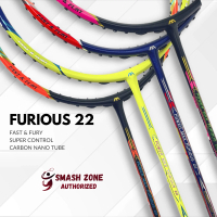 Raket Badminton POWER MAX Furious 22 Original 4U 35 Lbs Carbon Super Control Fast Attack Bulutangkis