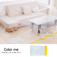 裝潢防塵套 防塵塑膠布 透明防塵布 防塵蓋布 桌布 蓋巾【Y024-2】color me