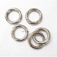 [เก็บเงินปลายทาง] Spring Circle Rings That Can Be Opened and Closed (12 Pieces/Bag)