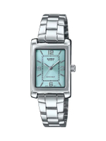 CASIO นาฬิกาข้อมือ LTP-1234DD-2ADF สีฟ้า