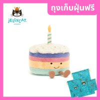 JELLYCAT Rainbow Birthday Cake jellycat ตุ๊กตา ของแท้ 100%  [การจัดส่งจากประเทศไทย]