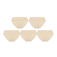 [Set 5 ชิ้น] กางเกงชั้นใน (Bikini Sexy) รุ่น Panty Zone รหัส SUZP2102CL สีเนื้ออ่อน