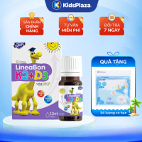 Vitamin D3K2 Lineabon Drops 10ml bổ sung cho bé - chính hãng KidsPlaza