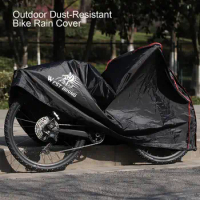 Bicycle Cover Foldable Waterproof Outdoor Bike Cover UV Resistant Polyester Outdoor Dust-Resistant Bike Rain Cover Bike Supplies