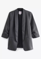 NEXT 縐摺袖緞面西裝外套