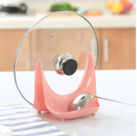 【粉色】衛生實用廚房鍋蓋煲蓋置物架 #DADADI 