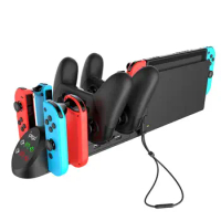 ipega PG-9187 6 In 1 Multi Gram Charger Stand Charging Dock For Nintend Switch Joy con Pro Controller Accessories