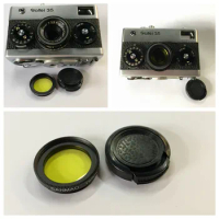 Rollei 35 35B 35TE 40/3.5 Camera Plastic Lens Cover Panchromatic Mirror Filter Yellow Mirror with Cap