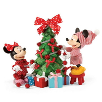 日貨 聖誕節 米奇 米妮 聖誕樹 裝飾 擺飾 擺設 裝飾品 耶誕節 禮物 Disney 迪士尼 正版 J00015235