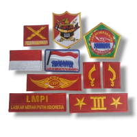 fullset bordir LMPI Laskar Merah Putih Indonesia Aksesoris