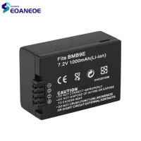2022 New 7.2V 1000mAh Lithium Rechargeable Battery Pack Digital Camera Li-ion Batteries Cell For Panasonic DMW-BMB9E DMC-FZ40