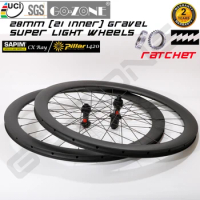1350g Road Disc 700c 28m Gravel Carbon Wheels Ratchet Sapim Or Pillar 1420 DT 240EXP UCI Approved Centerlock Wheelset