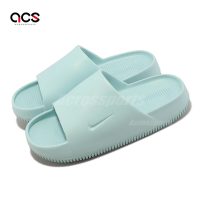 Nike 拖鞋 Wmns Calm Slide 女鞋 蒂芬妮綠 微厚底 麵包拖 防水 DX4816-300