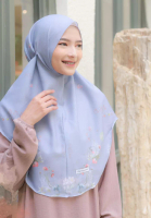 Hijab Wanita Cantik.com Hijabwanitacantik - Instan Baiti Apple | Hijab Instan | Jilbab Instan Premium Printing Bahan Diamond Varian Grey