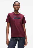 KARL LAGERFELD 商標亮片T恤