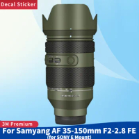For Samyang AF 35-150mm F2-2.8 FE for SONY E Mount Camera Lens Skin Anti-Scratch Protective Film Body Protector Sticker