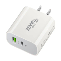 35W Gallium Nitride Charger 35W Australian Standard PD+QC3.0 Adapter Suitable for Apple 15 Phone 35W